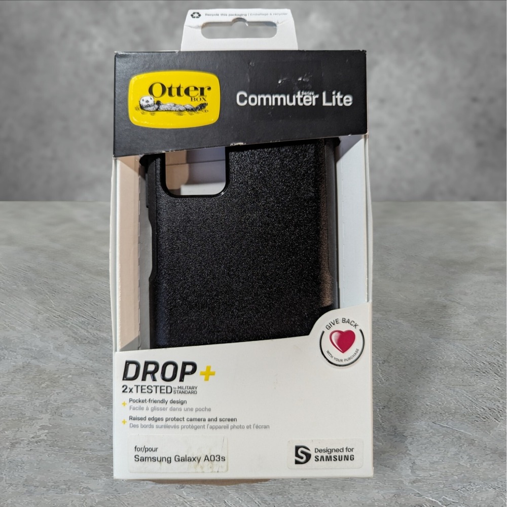 Y3. Otterbox Commuter Light Series For‎ Samsung Galaxy A03s In Black